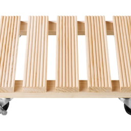 Beige Wooden Plant Roller