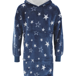 Adults Blue Starry Hooded Blanket