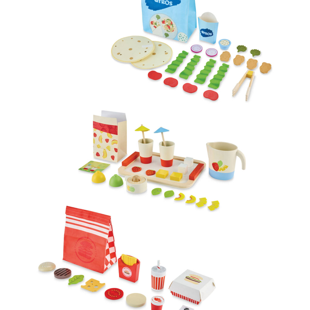 Wooden Meal Set