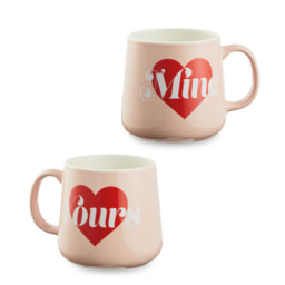 Valentine's Yours & Mine Twin Mugs