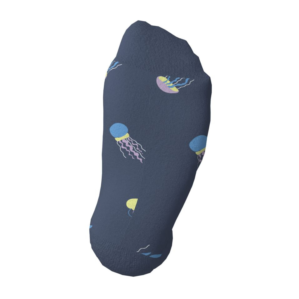Adults’ Socks With Crab and Jellyfish Pattern - 2 Pairs