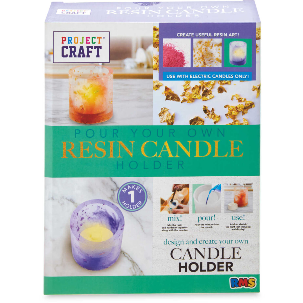 Resin Craft Candle Holders Kit