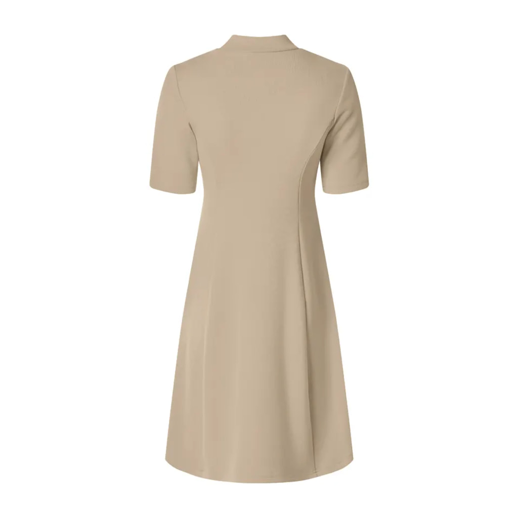 Ladies’ Beige Knitted Dress