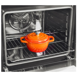 1.35L Cast Iron Casserole Dish - Orange