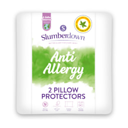 Slumberdown Anti-Allergy Pillow Protector - 2 pack
