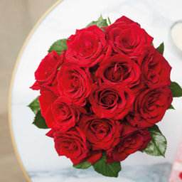 Valentines Dozen Red Roses