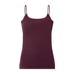 Ladies’ Burgundy and Pink Vest Tops - 3 Pack