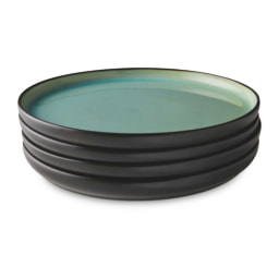 Green Reactive Glaze Plate 4 Pack