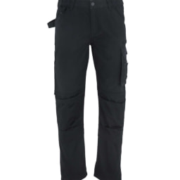 Men's Workwear Black Trousers 33"L