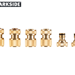 Parkside Brass 2-Way Hose Splitter/ Brass Hose Connector System
