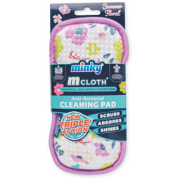 Minky Floral Anti-Bacterial Pad