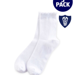 Children's White Ankle Socks