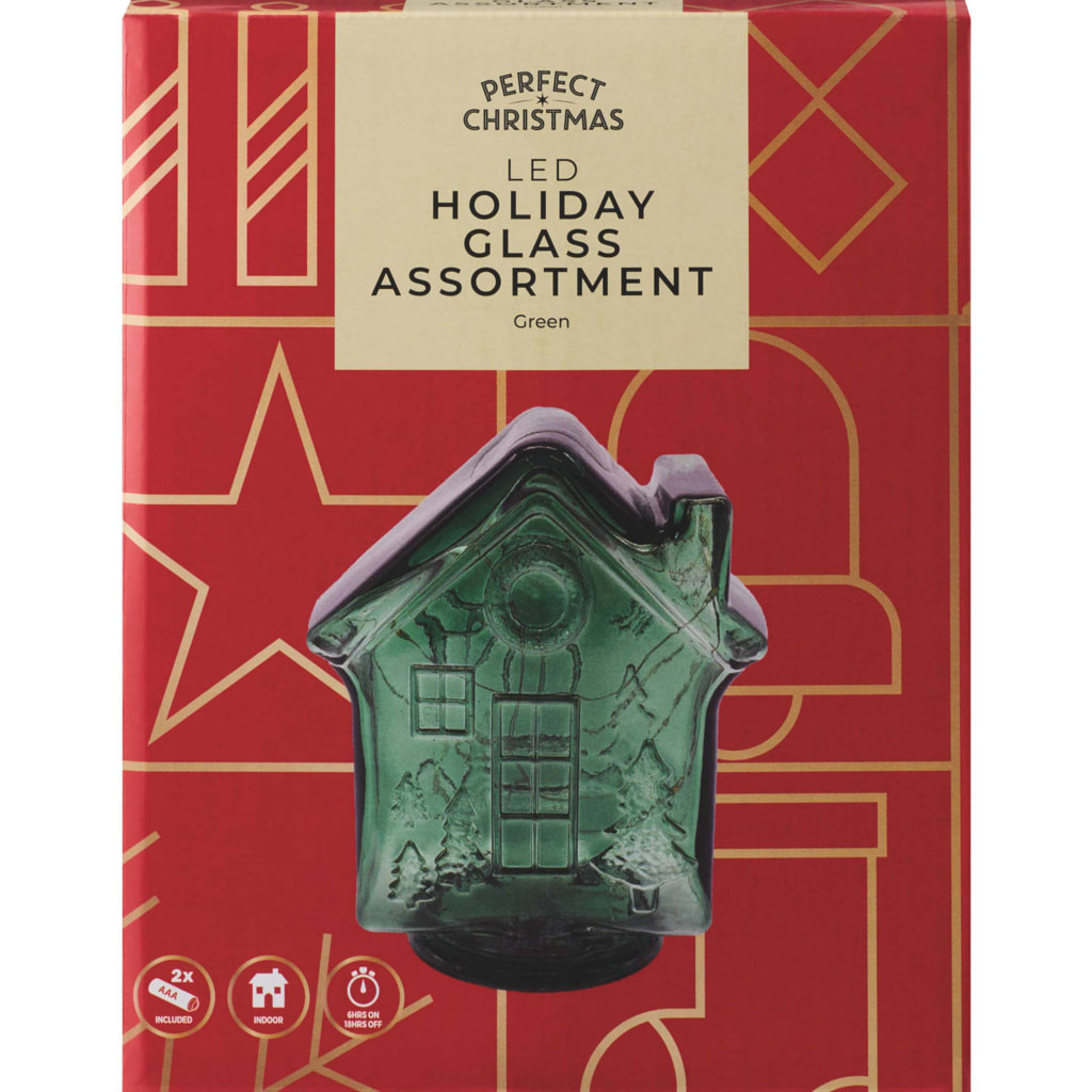 Glass LED Christmas Decoration