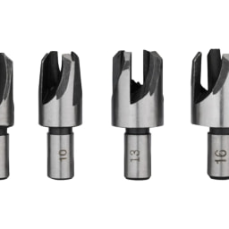 Plug and Dowel Cutter Bits - Set of 4