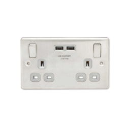 Easy Home Double Socket with USB