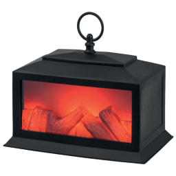 Livarno Home Battery Operated LED Fireplace Style Lantern