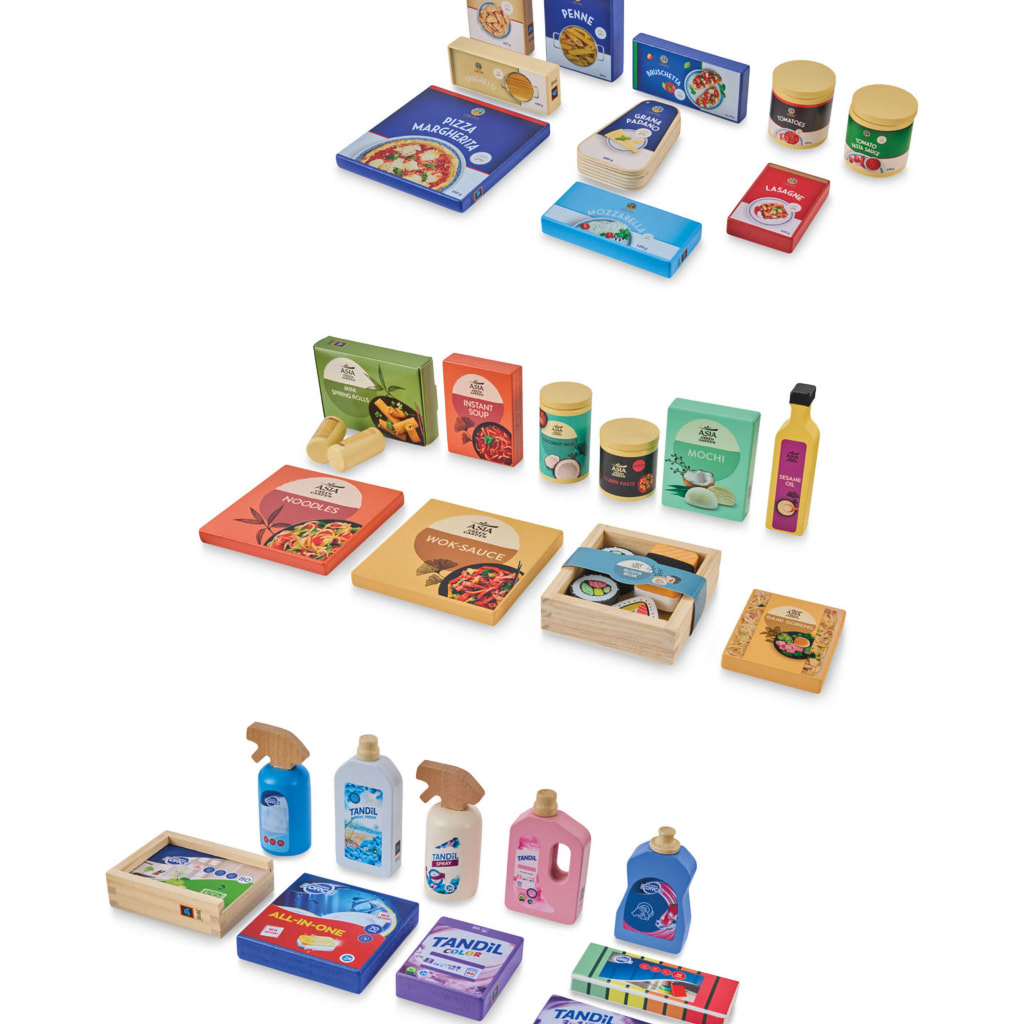 Wooden Grocery Set