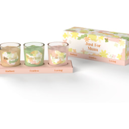 Scented Candles Gift Set - 3 Pack