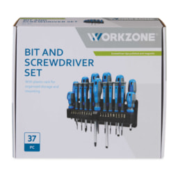 Workzone 37 Screwdriver & Bit Set