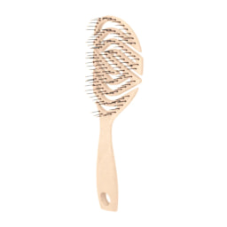 Beige Straw Hairbrush