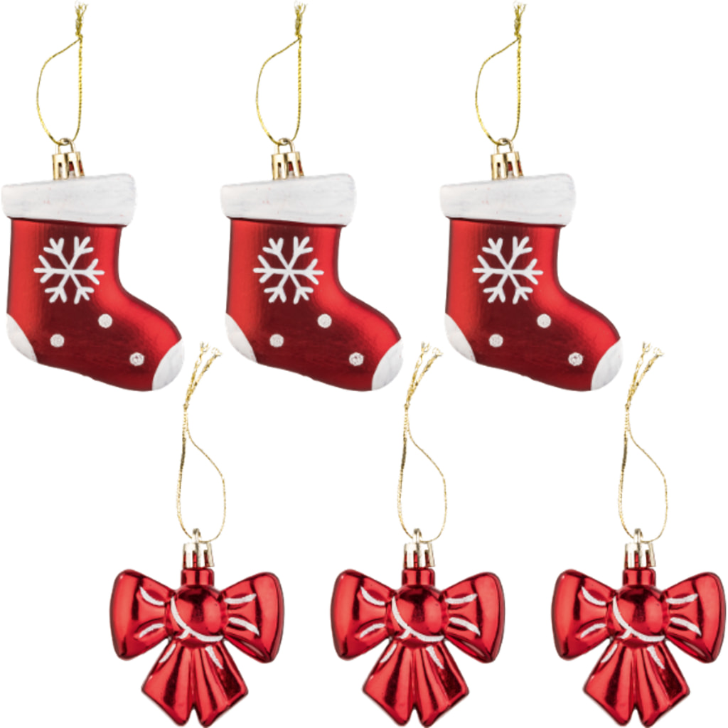 LIVARNO home - Christmas Tree Decorations - 6 Pack