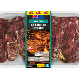 - - XXL Minted Lamb Leg Steaks