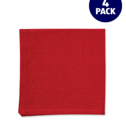 Red Sparkle Napkins 4 Pack