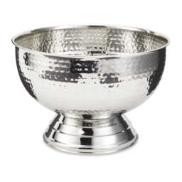 Silver Hammered Champagne Bowl