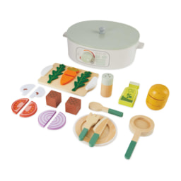 Little Town Wooden Slow Cooker Set