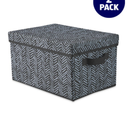 Chevron Foldable Storage 2 Pack