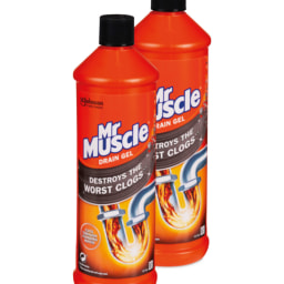 Mr Muscle Sink & Drain Gel Twin Pack