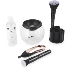 Blush Makeup Brush & Cleaner Set