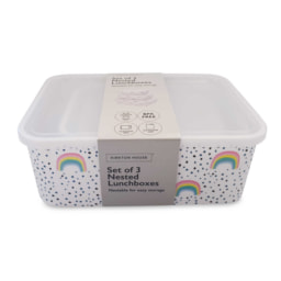 Rainbow Nested Lunchboxes