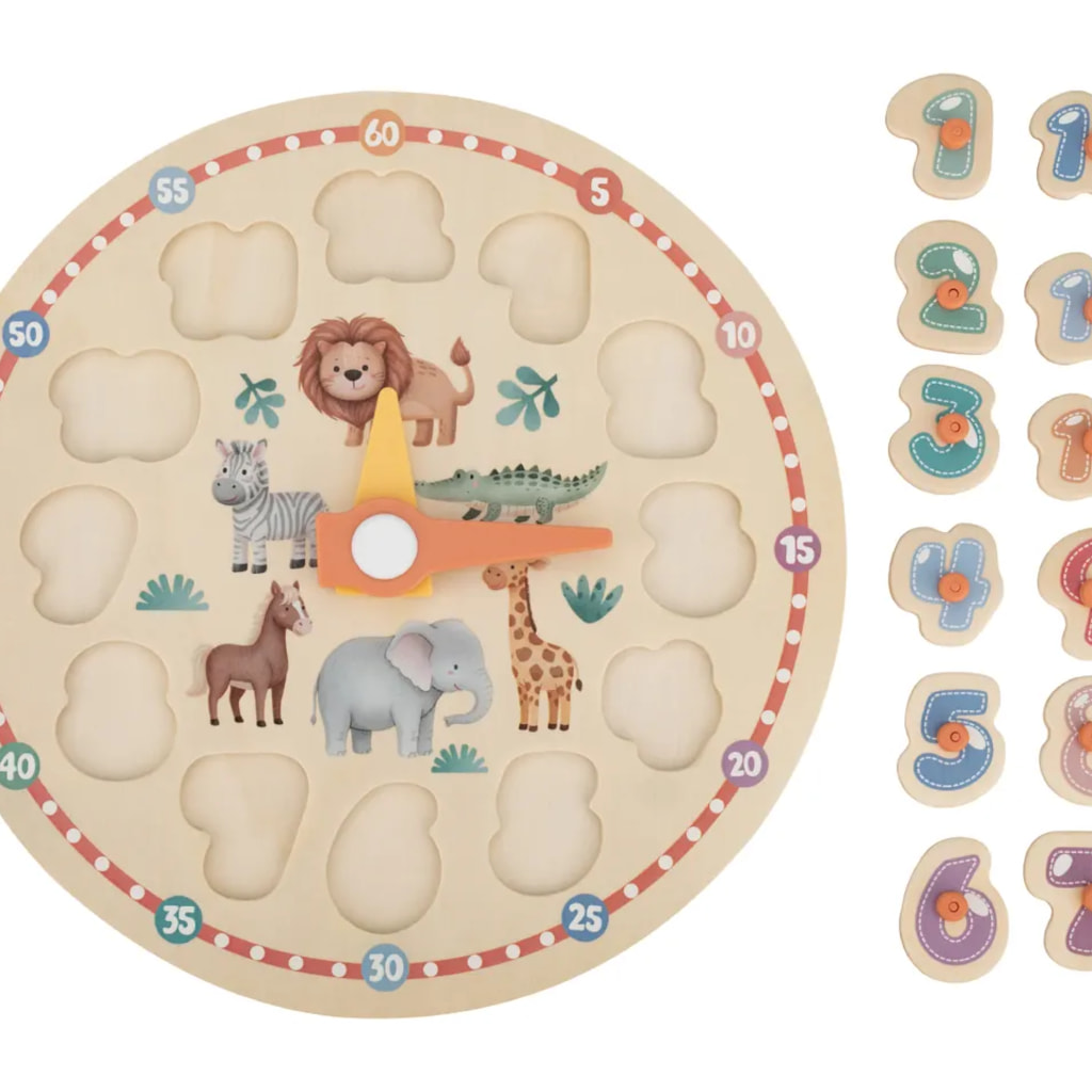 Clock Puzzle - 13 Pieces