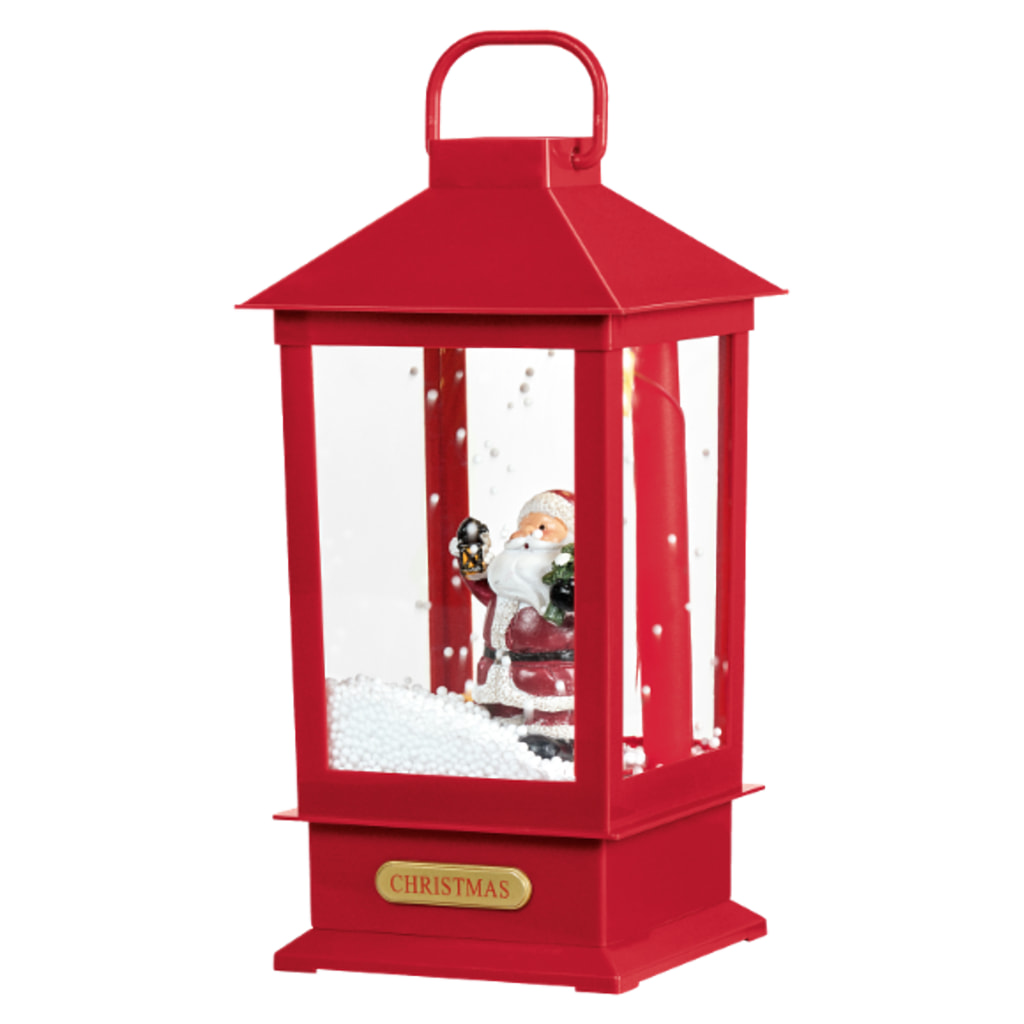 LIVARNO - Light-Up Musical Snowing Lantern