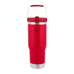 Red Stainless Steel Insulated Mug