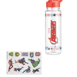 Marvel Water Bottle & Stickers