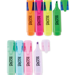 Script Highlighters 4 Pack