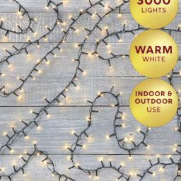 3000 Warm White LED Compact Lights