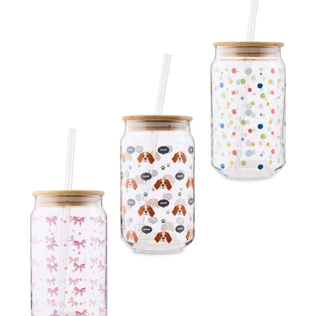 Glass with Bamboo Lid