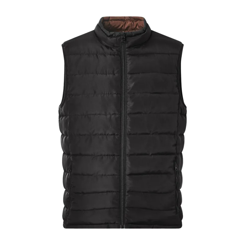 Men’s Black Reversible Gilet