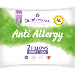 Slumberdown Anti-Allergy Pillow - 2 pack