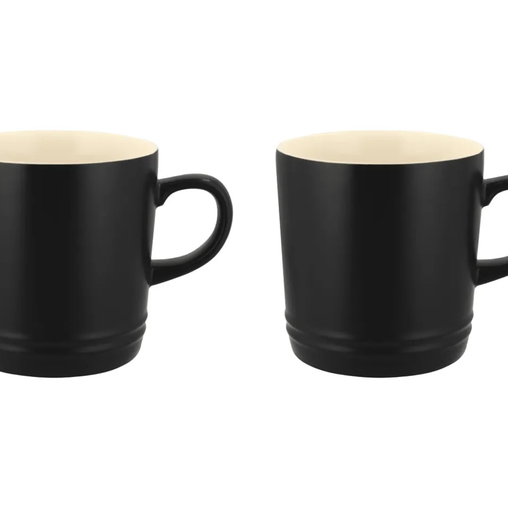 Set of 2 Mugs - Black