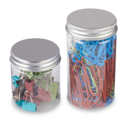 Multicoloured Stationery Jars