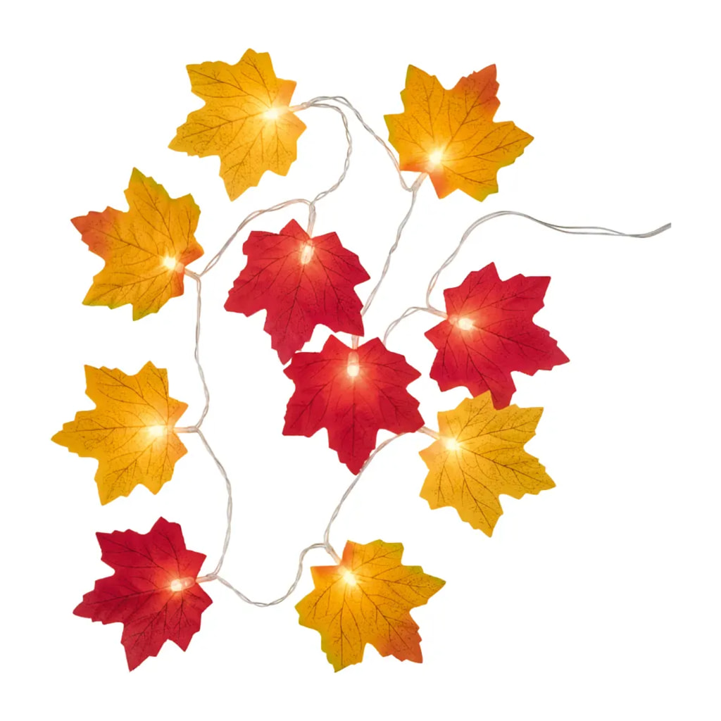 Autumn Leaf LED String Lights