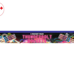 Standard Fireworks Thunderbolt Rockets - 6 Pack