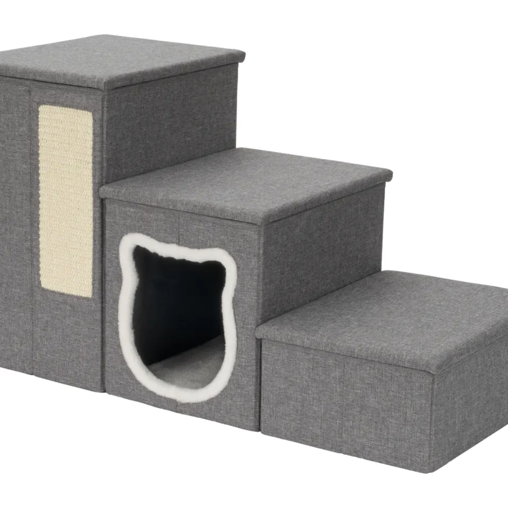 Pet Stairs With Scratching Mat