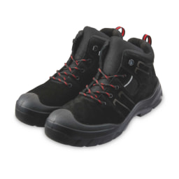 Men's Black High Safety Boots