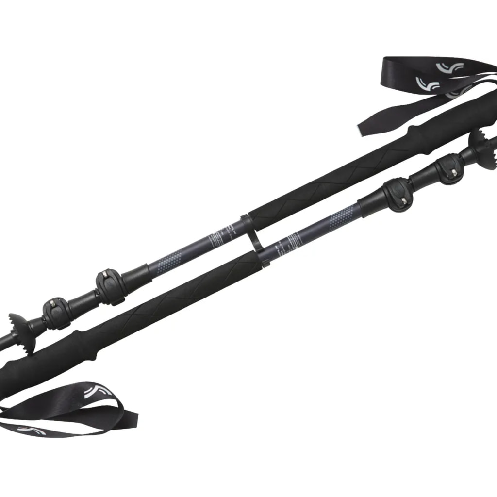 Aluminium Walking Poles With EVA Grip