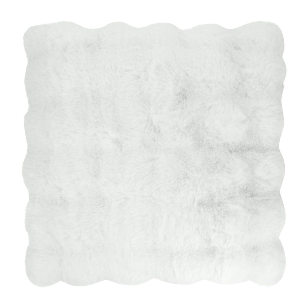 LIVARNO - Faux Fur Cushion - White